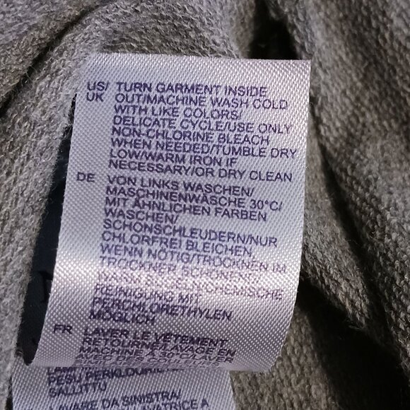 NEW NYDJ Forever Comfort Cropped Hoodie, Size‎ L in Light Heather Grey - Picture 11 of 13